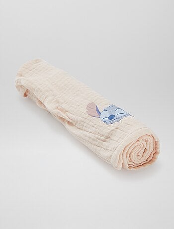 Setje met 2 'Disney'-luierdoeken met 'Stitch'-print - 2-delig