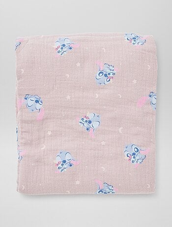 Setje met 2 'Disney'-luierdoeken met 'Stitch'-print - 2-delig