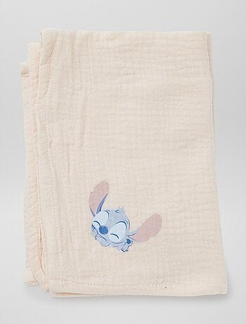 Setje met 2 'Disney'-luierdoeken met 'Stitch'-print - 2-delig