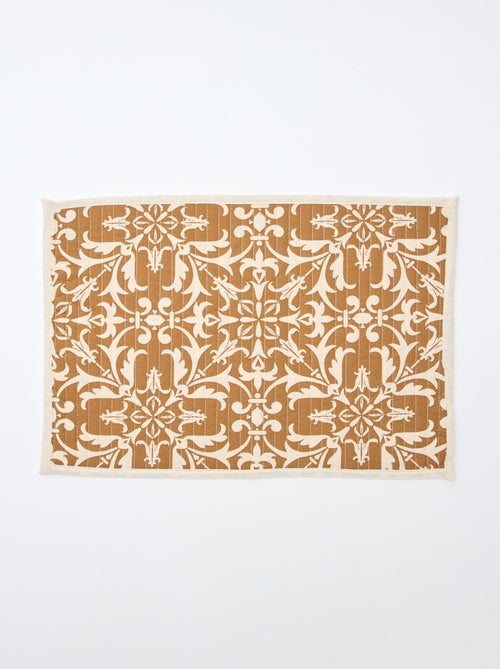 Setje met 2 doorgestikte placemats (30x45 cm) - Kiabi Home - Kiabi