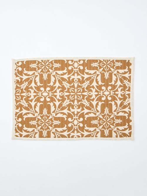 Setje met 2 doorgestikte placemats (30x45 cm) - Kiabi Home - Kiabi
