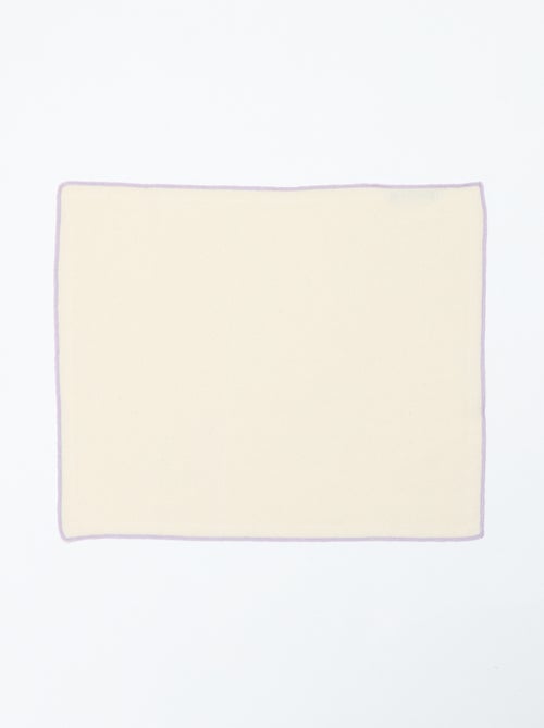 Setje met 2 effen 2-in-1 placemats/servetten (32x40 cm) - Kiabi Home - Kiabi