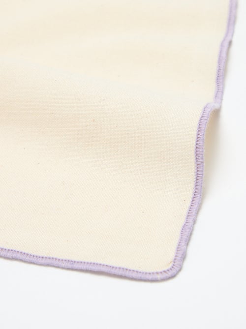 Setje met 2 effen 2-in-1 placemats/servetten (32x40 cm) - Kiabi Home - Kiabi