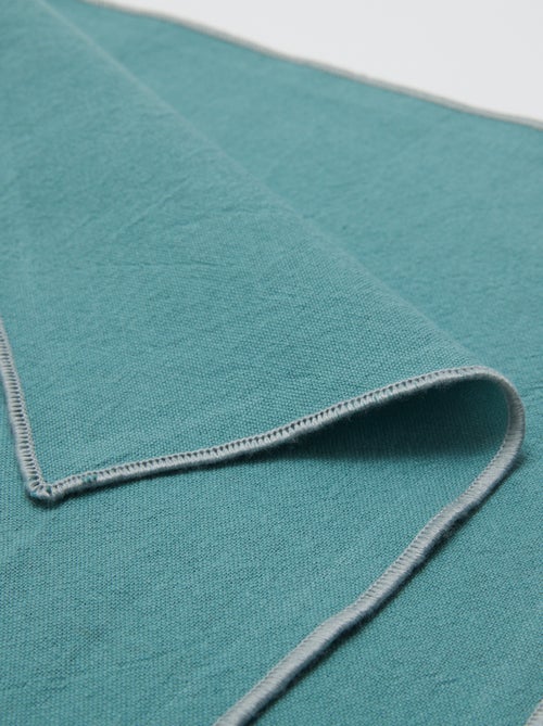 Setje met 2 effen 2-in-1 placemats/servetten (32x40 cm) - Kiabi Home - Kiabi