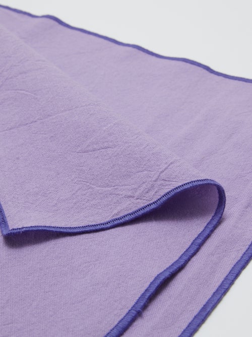 Setje met 2 effen 2-in-1 placemats/servetten (32x40 cm) - Kiabi Home - Kiabi