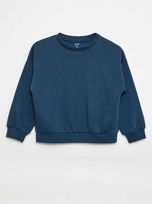 Setje met 2 effen sweaters van joggingstof - Kiabi Setje met 2 effen sweaters van joggingstof - Kiabi