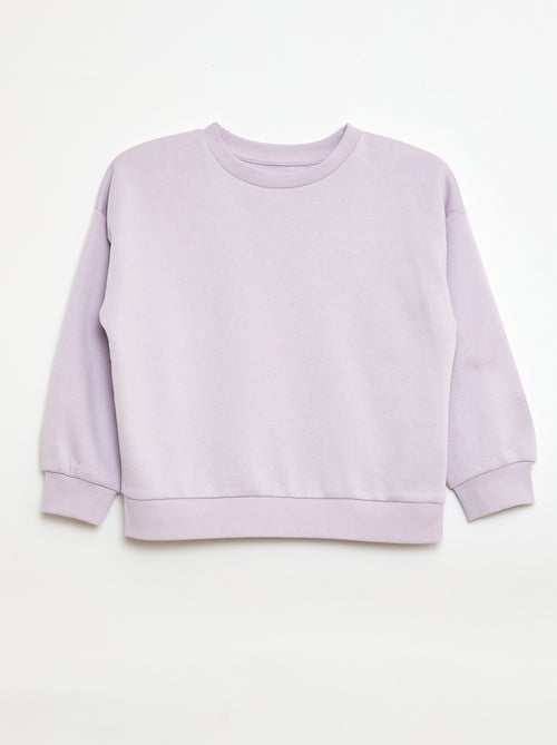 Setje met 2 effen sweaters van joggingstof - Kiabi Setje met 2 effen sweaters van joggingstof - Kiabi