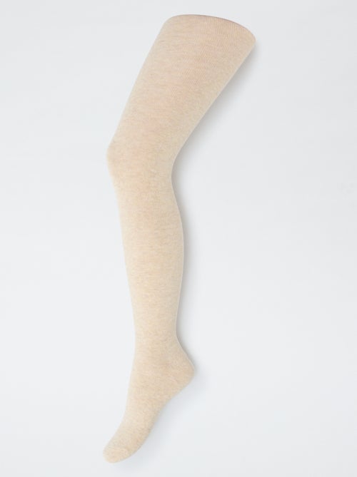 Setje met 2 effen warme kousenbroeken - Kiabi