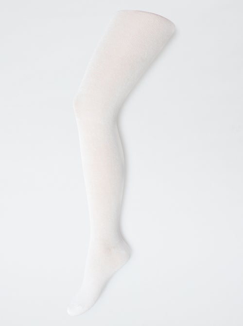 Setje met 2 effen warme kousenbroeken - Kiabi