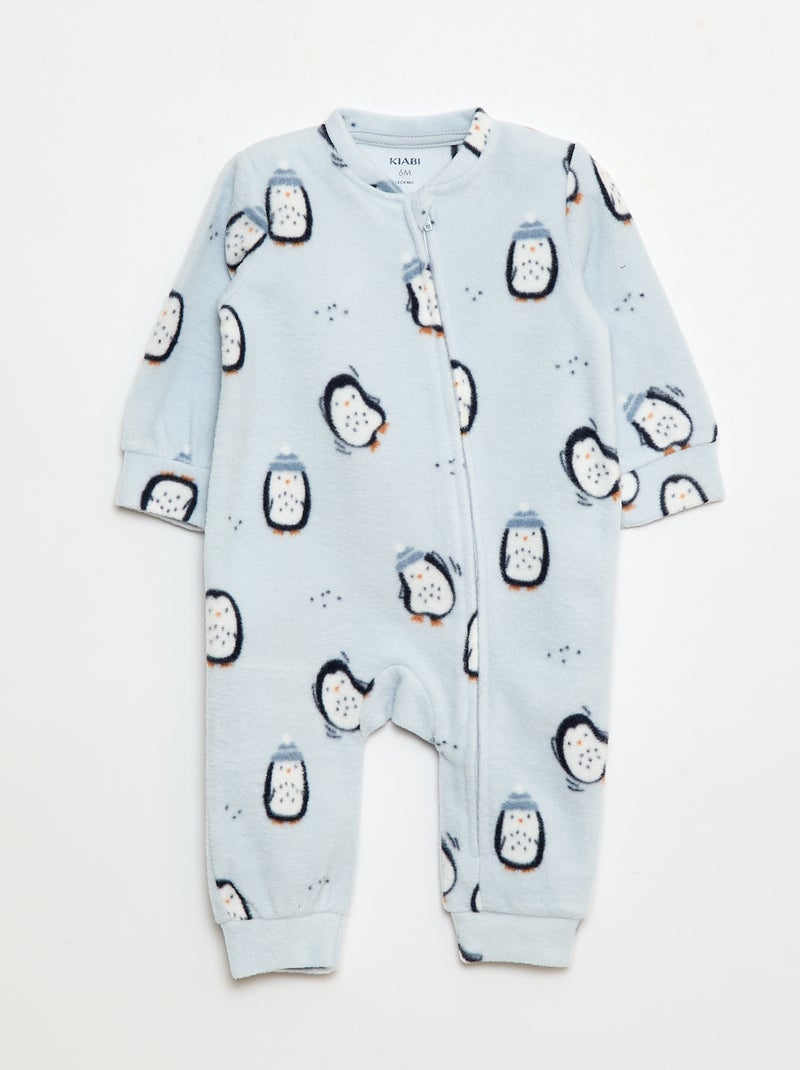 Setje met 2 fleece slaappakjes - 2-delig Blauw - Kiabi