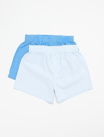 Setje met 2 geruite boxershorts