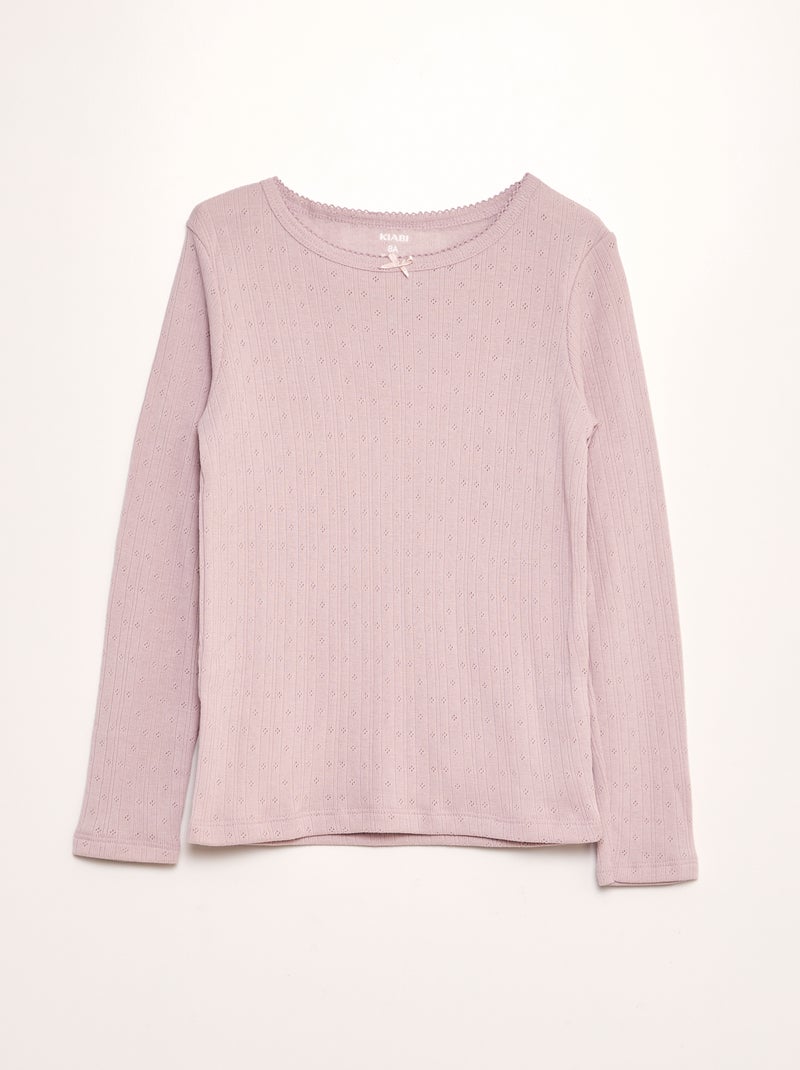 Setje met 2 hemdjes van warmteregulerend materiaal ROSE - Kiabi