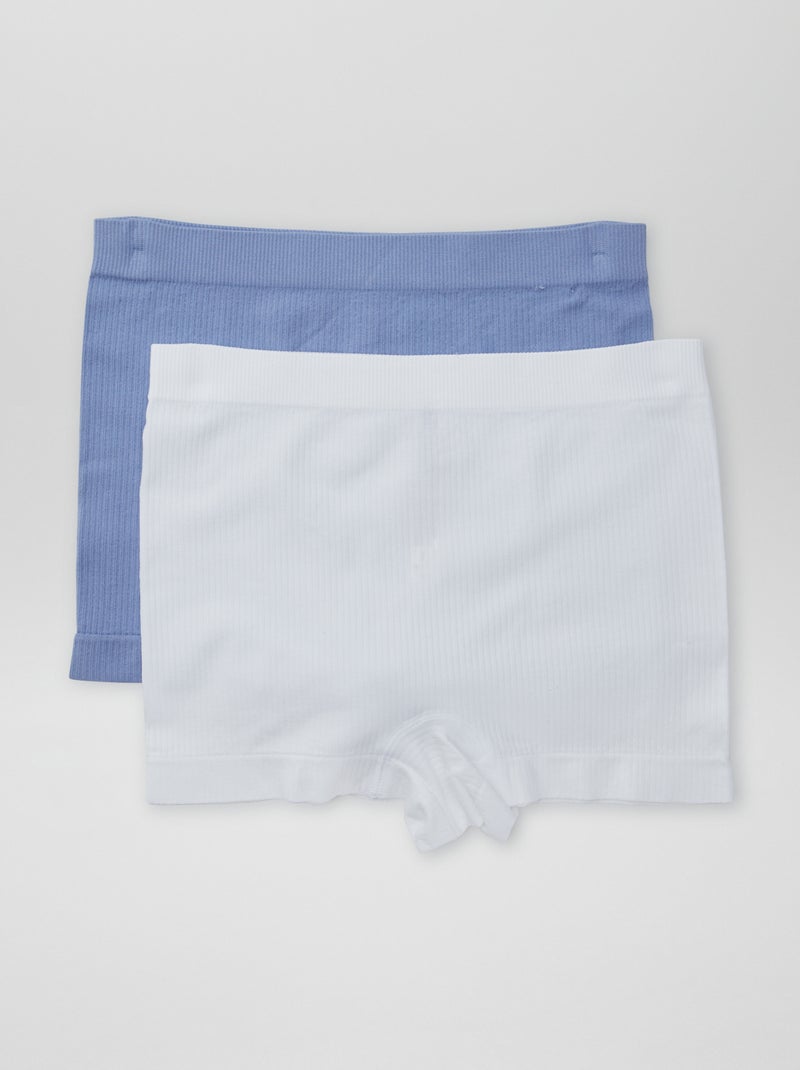 Setje met 2 hipsters van ribstof Blauw - Kiabi