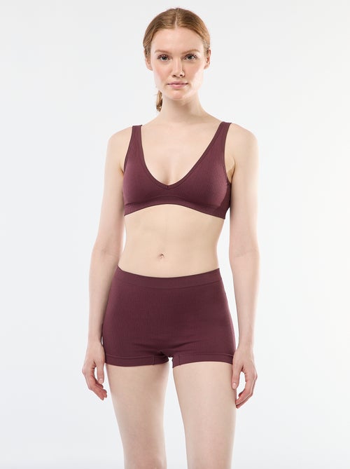 Setje met 2 hipsters van ribstof - Kiabi