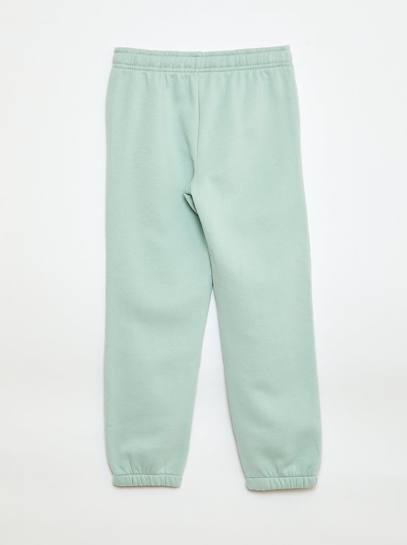 Setje met 2 joggingbroeken van sweatstof Blauw - Kiabi