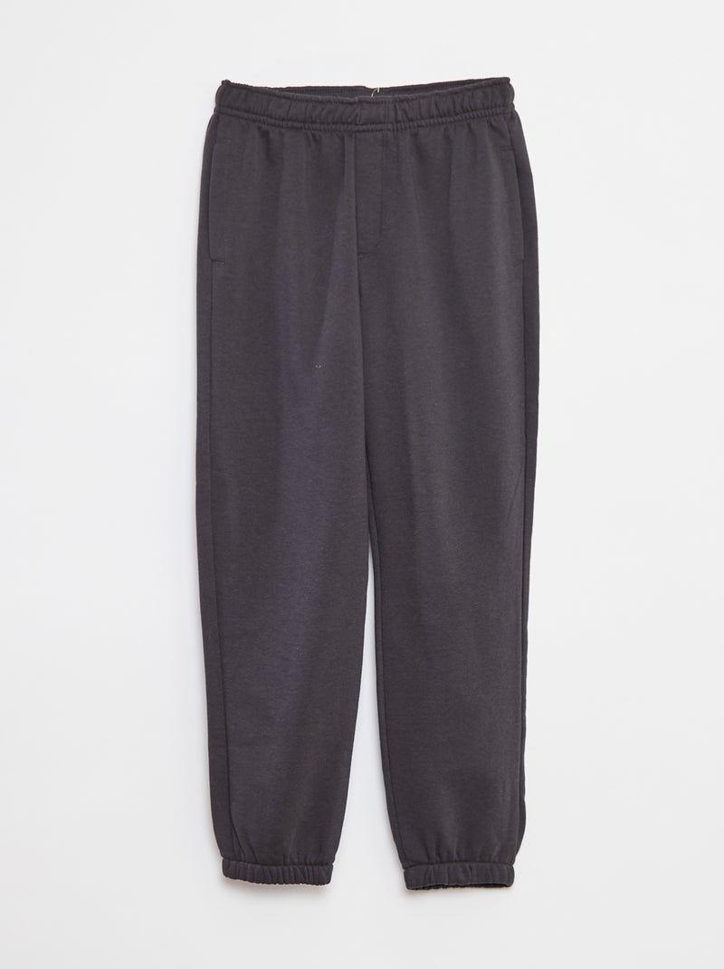 Setje met 2 joggingbroeken van sweatstof Grijs - Kiabi