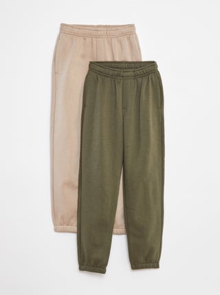 Setje met 2 joggingbroeken van sweatstof