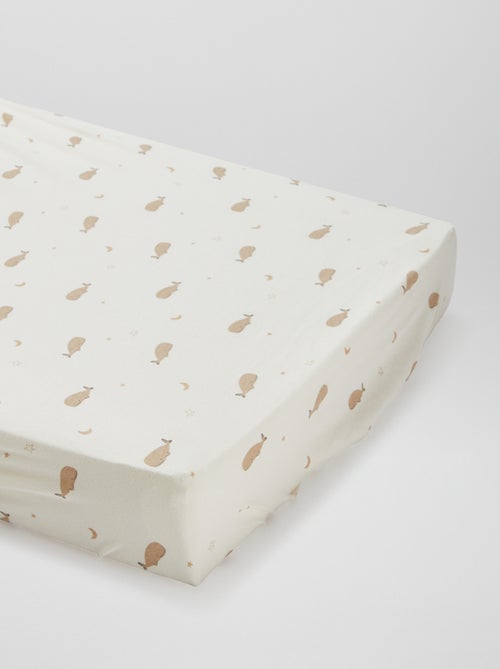 Setje met 2 katoenen hoeslakens - Kiabi