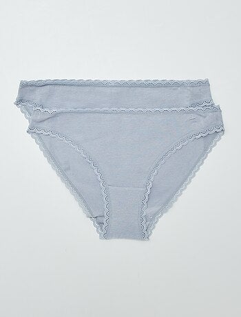 Setje met 2 katoenen slips