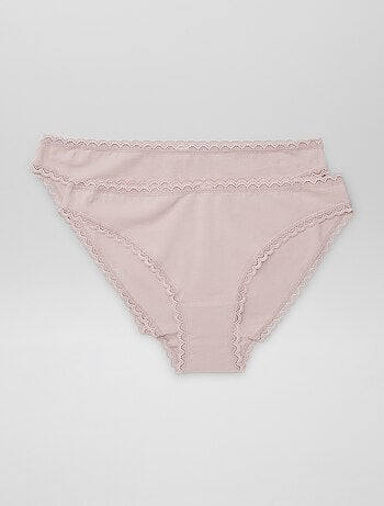 Setje met 2 katoenen slips