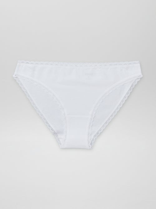 Setje met 2 katoenen slips - Kiabi