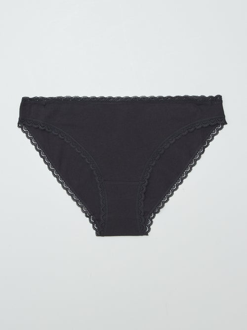 Setje met 2 katoenen slips - Kiabi