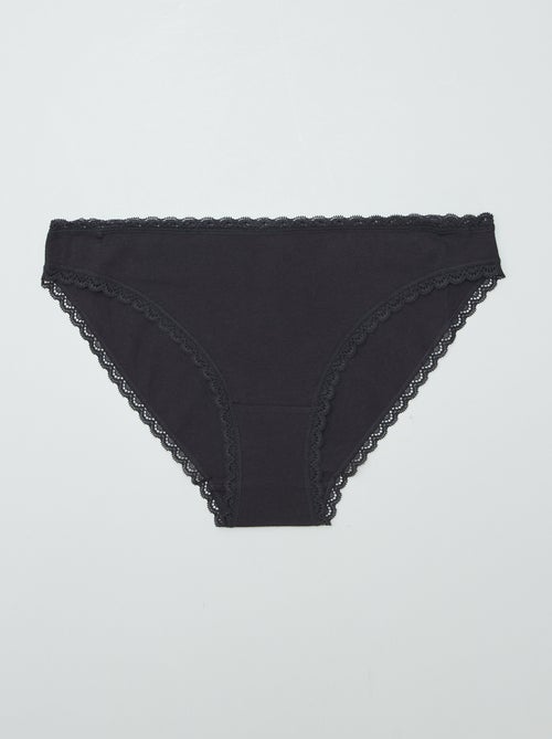 Setje met 2 katoenen slips - Kiabi