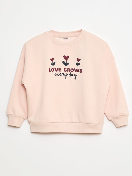 Setje met 2 katoenen sweaters met prints - Kiabi