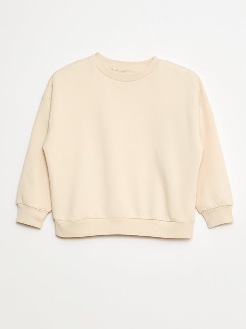 Setje met 2 katoenen sweaters met prints - Kiabi