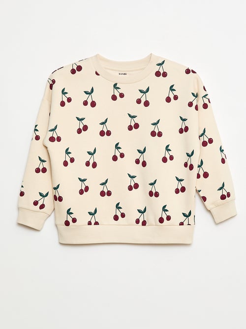 Setje met 2 katoenen sweaters met prints - Kiabi