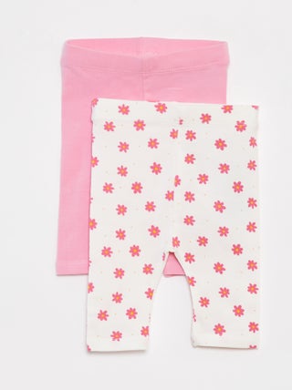 Setje met 2 korte leggings