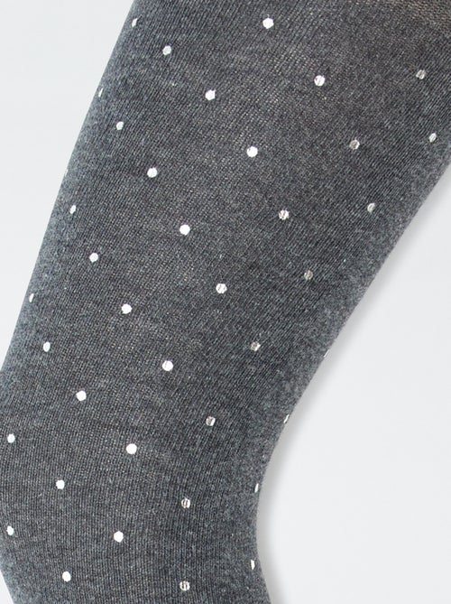 Setje met 2 kousenbroeken  met pandamotiefje - Kiabi