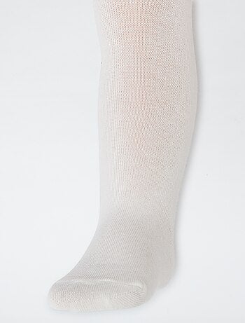 Setje met 2 kousenbroeken van effen jersey