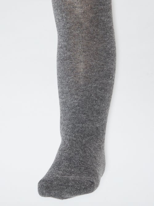 Setje met 2 kousenbroeken van effen jersey - Kiabi