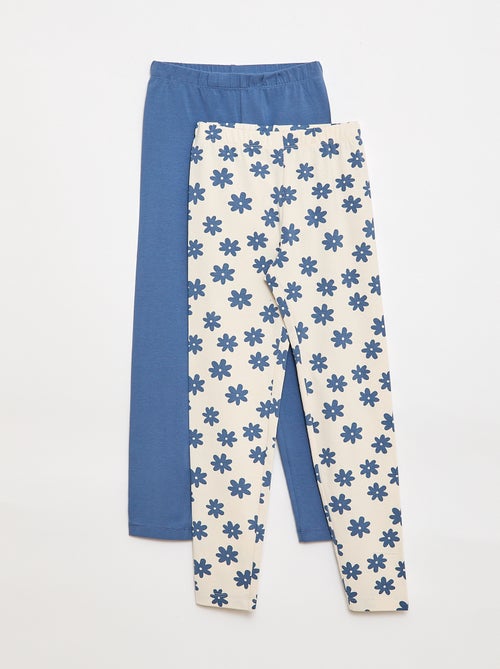 Setje met 2 lange leggings - Kiabi