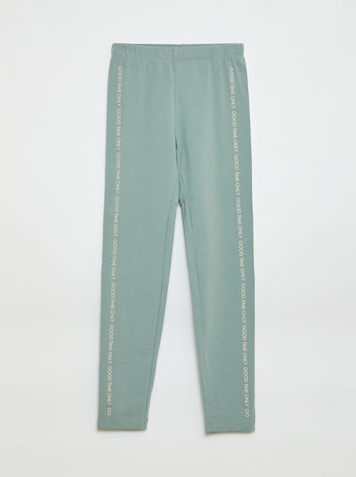Setje met 2 lange leggings - Kiabi
