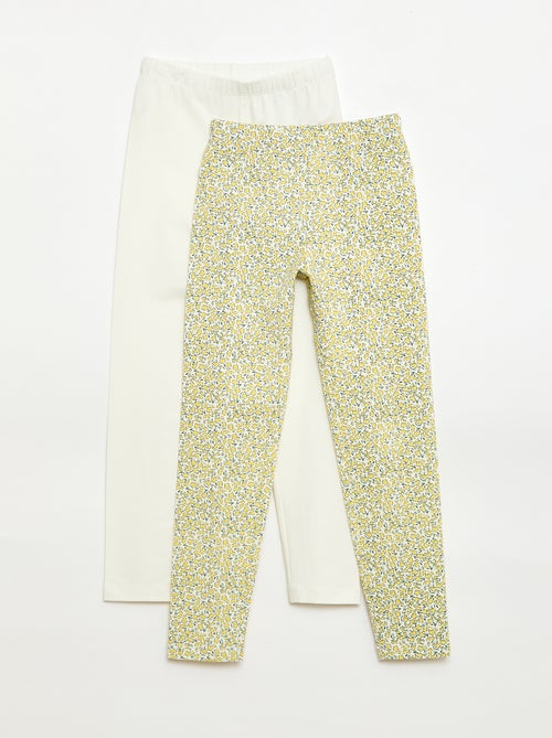Setje met 2 lange leggings - Kiabi