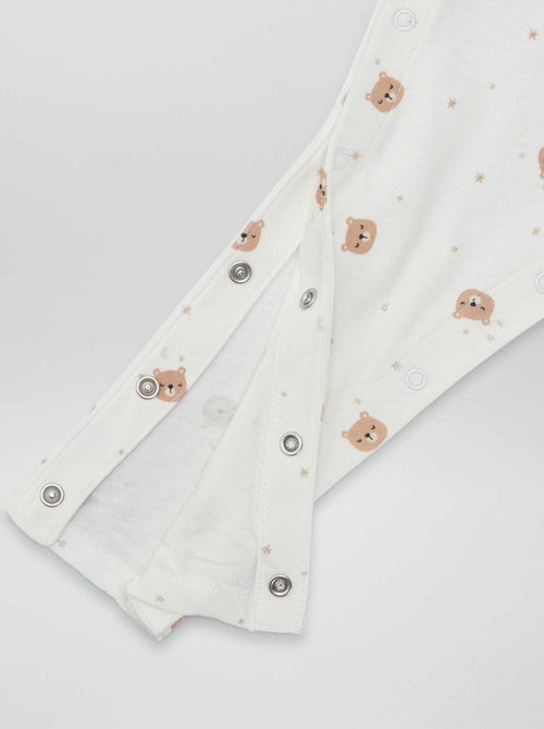 Setje met 2 leggings met drukknoopjes - So Easy - Kiabi