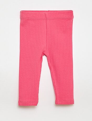 Setje met 2 leggings van ribtricot
