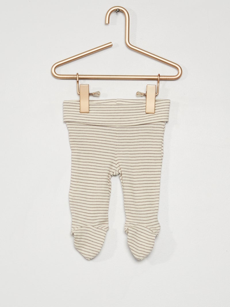 Setje met 2 leggings WIT - Kiabi