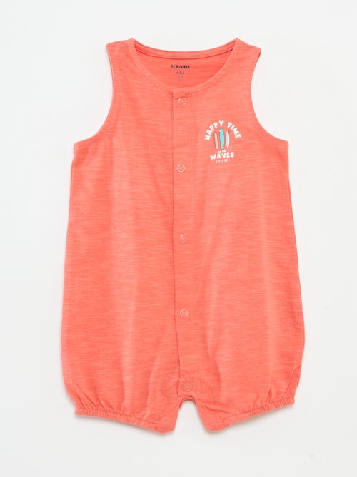 Setje met 2 luchtige slaappakjes zonder mouwen - Kiabi