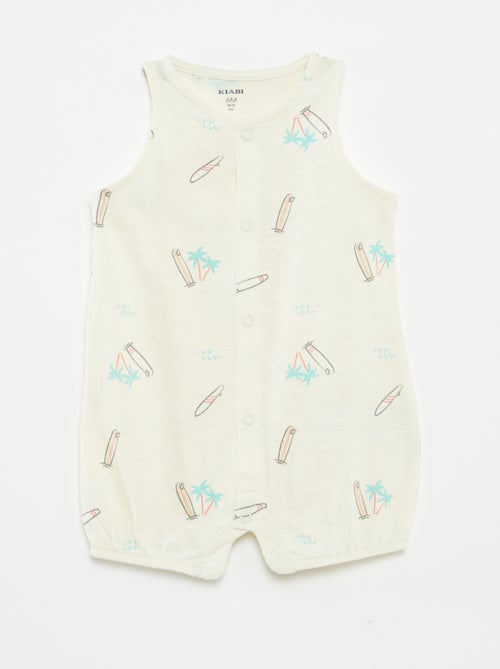 Setje met 2 luchtige slaappakjes zonder mouwen - Kiabi