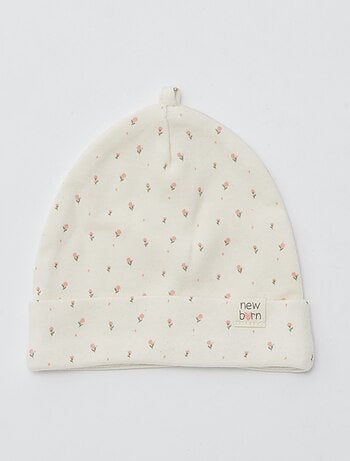 Setje met 2 mutsjes voor pasgeboren baby's