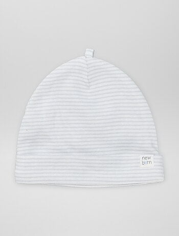 Setje met 2 mutsjes voor pasgeboren baby's