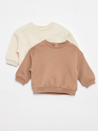 Setje met 2 oversized effen sweaters
