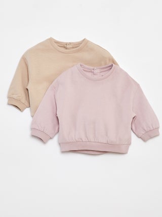 Setje met 2 oversized effen sweaters
