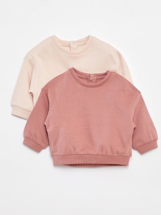 Setje met 2 oversized effen sweaters