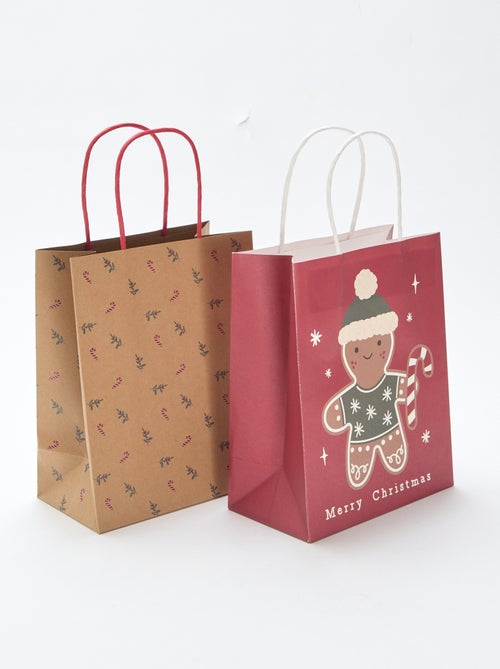 Setje met 2 papieren tasjes - Kiabi