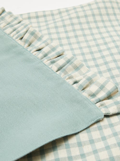 Setje met 2 placemats met ruches (32 x 45 cm) - Kiabi