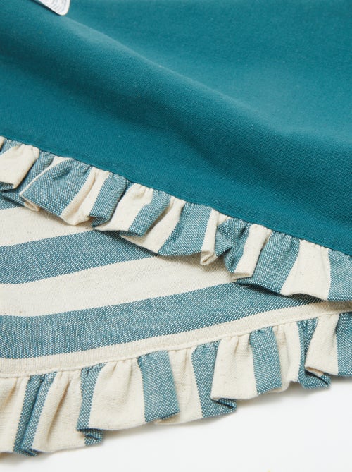 Setje met 2 placemats met ruches (32 x 45 cm) - Kiabi